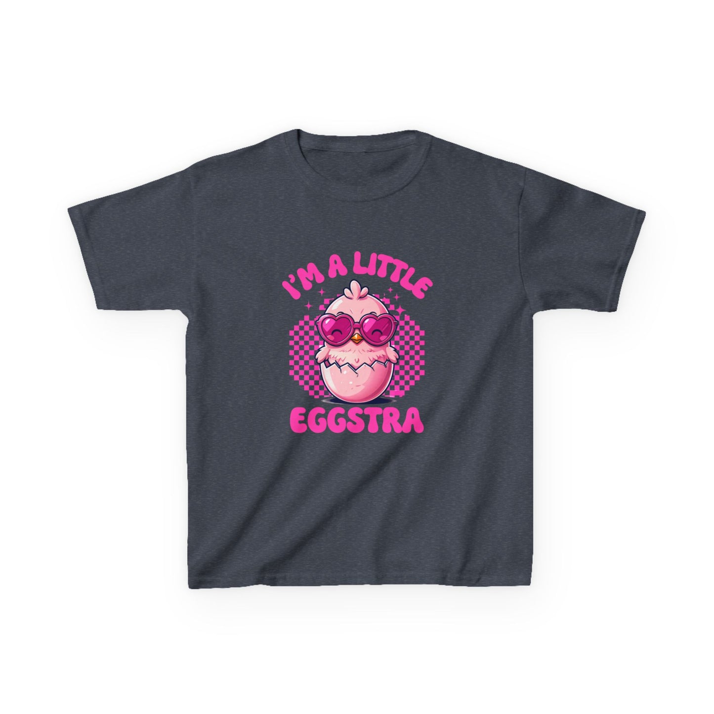 Whimsical Kids Tee - "I'm a Little Eggstra" - Fun Gift for Birthdays, Easter, Playdates, Celebrations, Everyday Wear