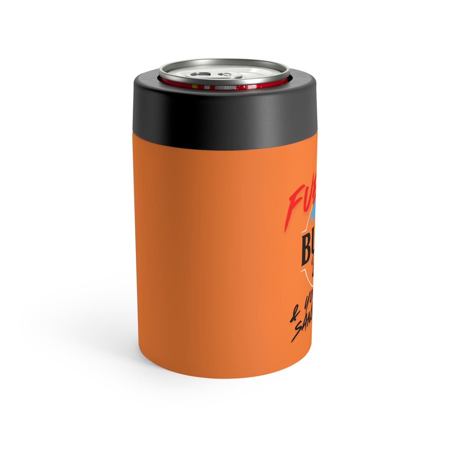 Funny Can Holder - "Fueled by Busch Latte & Your Mom's Sandwiches" - Perfect for BBQs, Camping, Tailgates, Gifts, Party Supplies