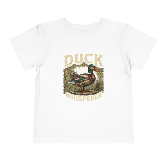 Duck Whisperer Toddler Tee, Cute Kids T-Shirt, Animal Lover Gift, Birthday Shirt, Playful Kids Apparel, Nature Lover's Tee, Gentle Duck