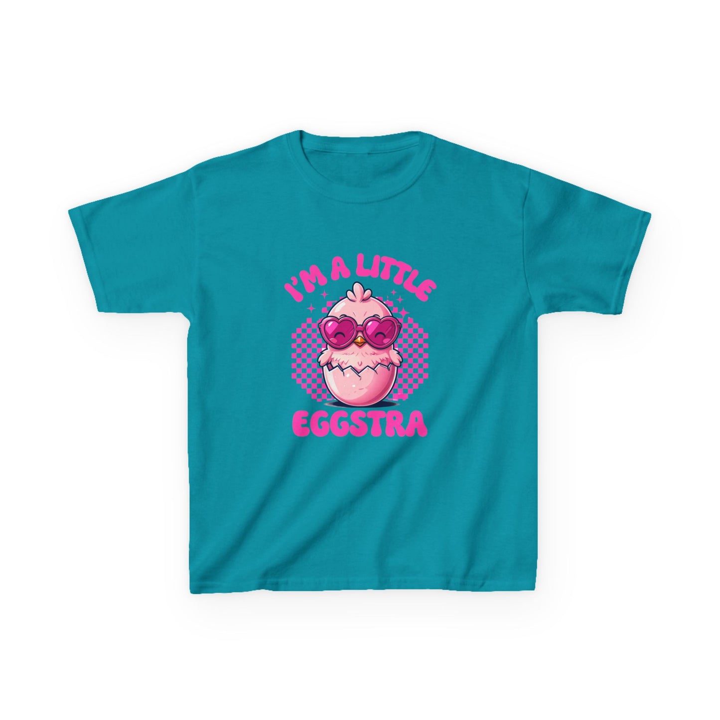 Whimsical Kids Tee - "I'm a Little Eggstra" - Fun Gift for Birthdays, Easter, Playdates, Celebrations, Everyday Wear