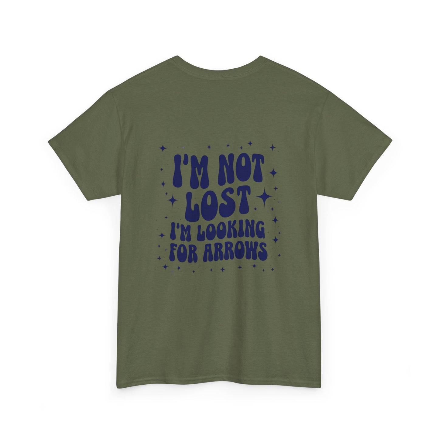 Unisex Heavy Cotton Tee - Trad Life, I'm Not Lost, Adventure T-Shirt, Outdoorsy Gift, Camping Apparel, Casual Wear, Retro Style