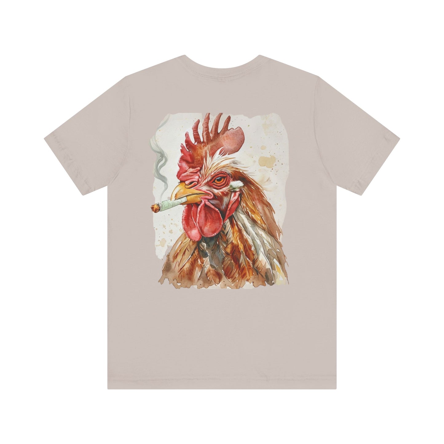 Rooted Homestead Unisex Tee - Fun Smoking Chicken Graphic T-Shirt for Casual Wear