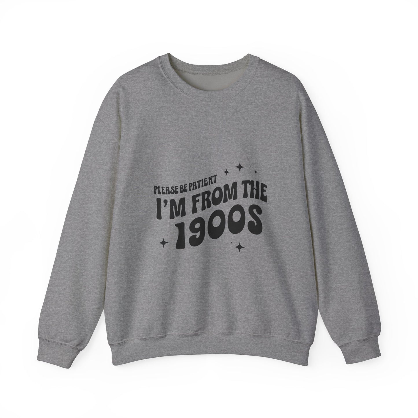 Retro 'I'm From the 1900s' Unisex Crewneck Sweatshirt - Cozy Vintage Style