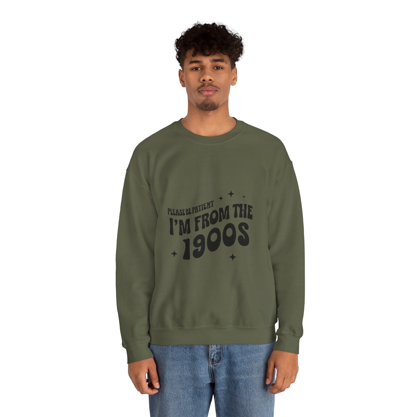 Retro 'I'm From the 1900s' Unisex Crewneck Sweatshirt - Cozy Vintage Style