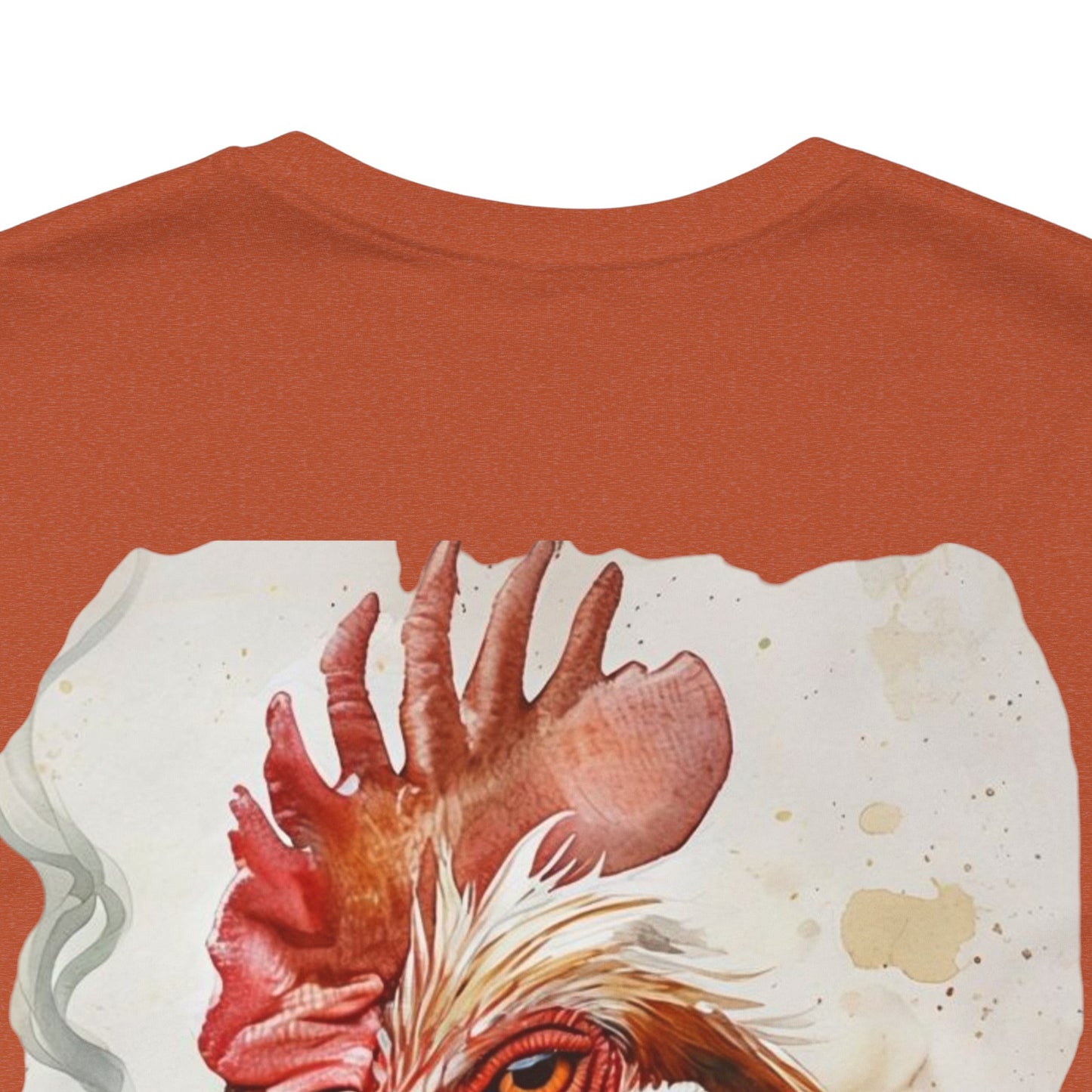 Rooted Homestead Unisex Tee - Fun Smoking Chicken Graphic T-Shirt for Casual Wear