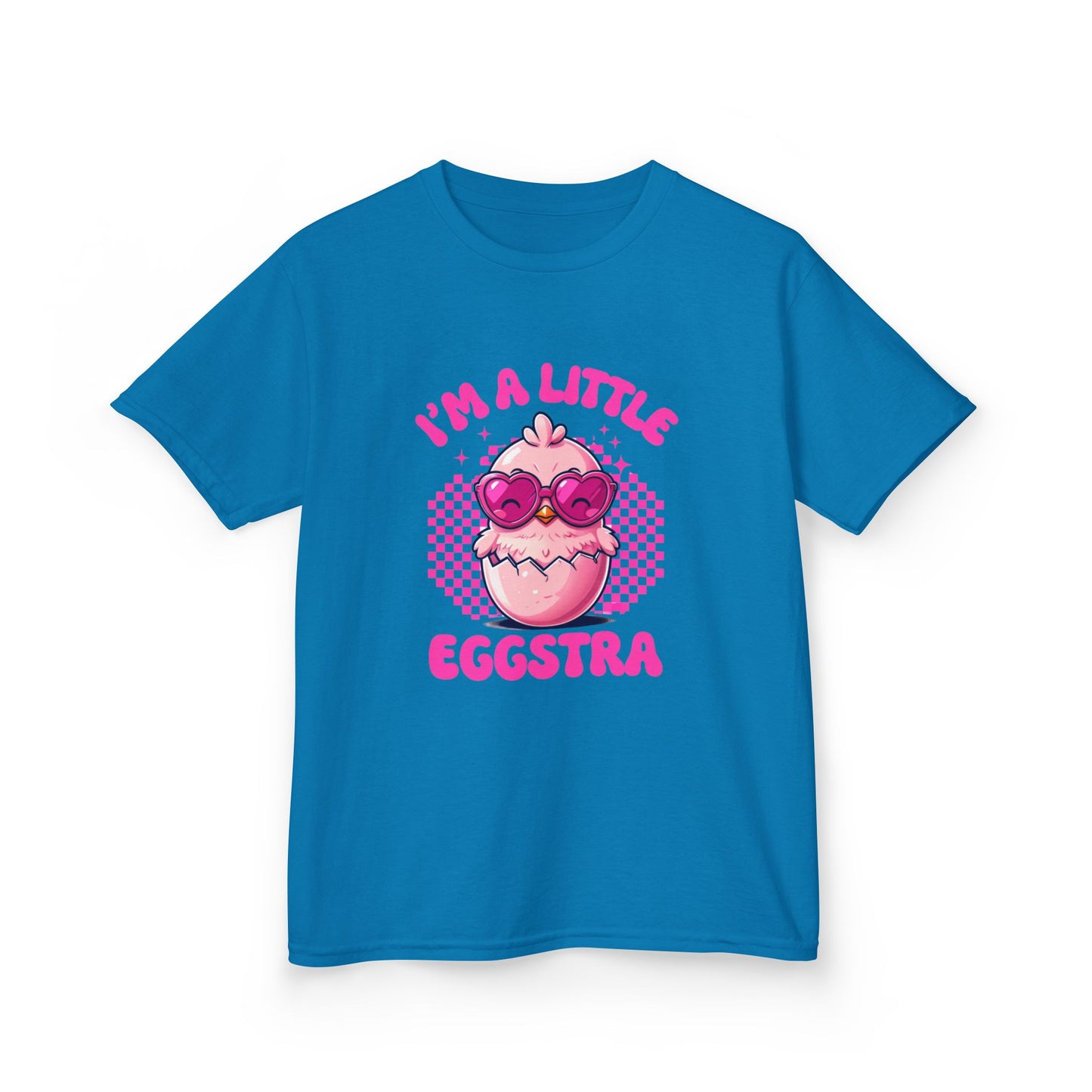 Whimsical Kids Tee - "I'm a Little Eggstra" - Fun Gift for Birthdays, Easter, Playdates, Celebrations, Everyday Wear