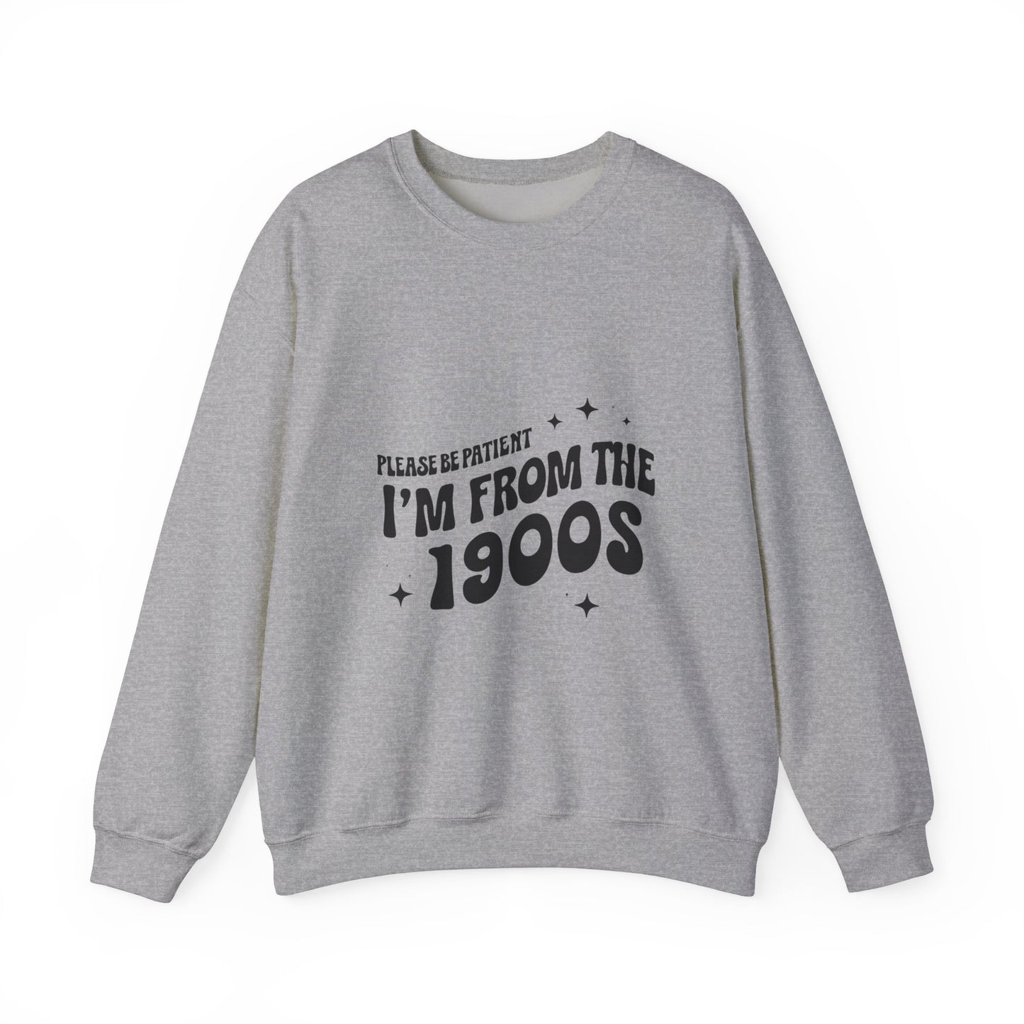 Retro 'I'm From the 1900s' Unisex Crewneck Sweatshirt - Cozy Vintage Style