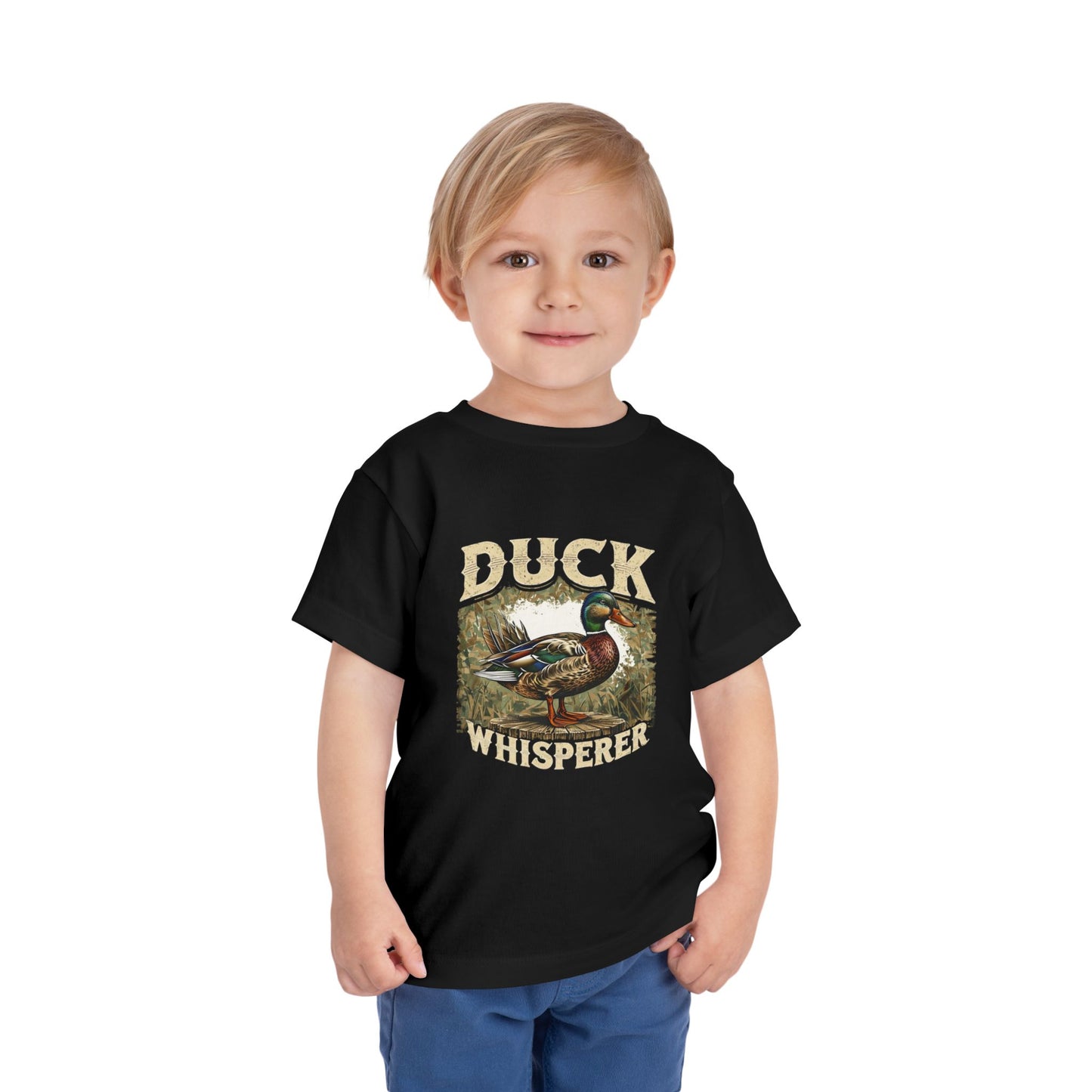 Duck Whisperer Toddler Tee, Cute Kids T-Shirt, Animal Lover Gift, Birthday Shirt, Playful Kids Apparel, Nature Lover's Tee, Gentle Duck