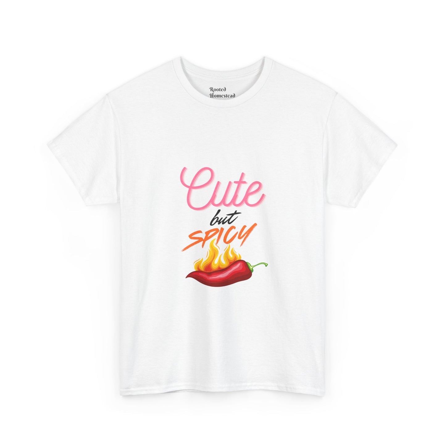 Cute but Spicy Unisex Heavy Cotton Tee | Fun & Stylish T-Shirt for Casual Vibes