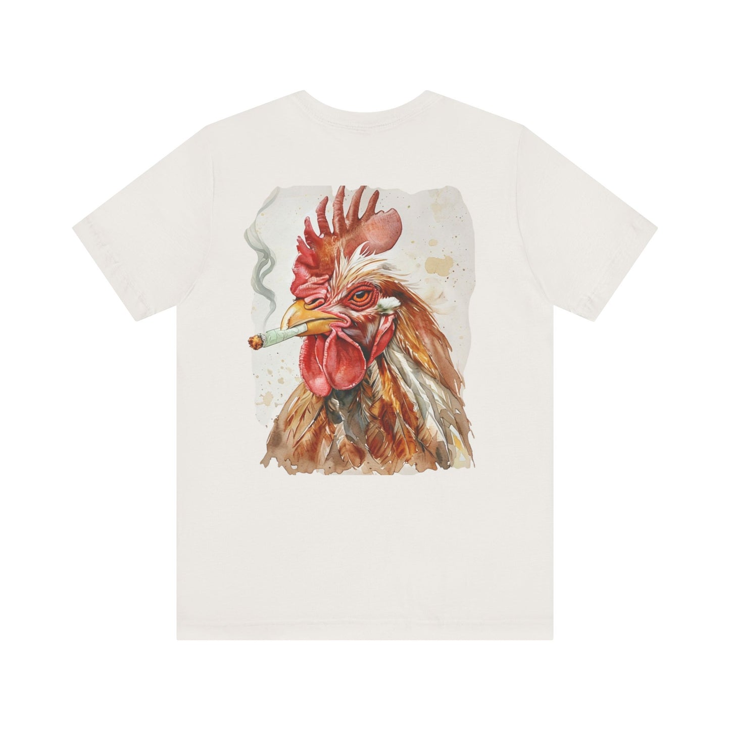 Rooted Homestead Unisex Tee - Fun Smoking Chicken Graphic T-Shirt for Casual Wear