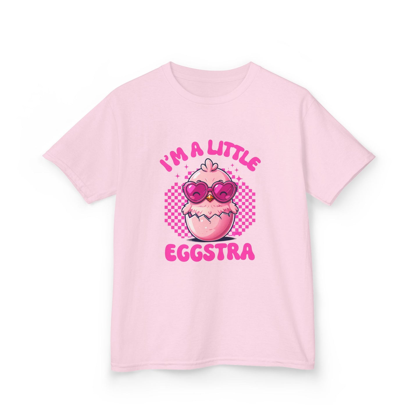 Whimsical Kids Tee - "I'm a Little Eggstra" - Fun Gift for Birthdays, Easter, Playdates, Celebrations, Everyday Wear