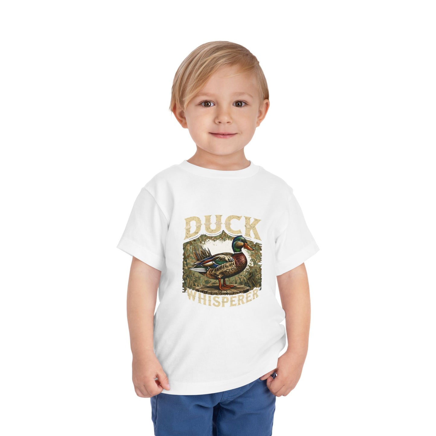 Duck Whisperer Toddler Tee, Cute Kids T-Shirt, Animal Lover Gift, Birthday Shirt, Playful Kids Apparel, Nature Lover's Tee, Gentle Duck