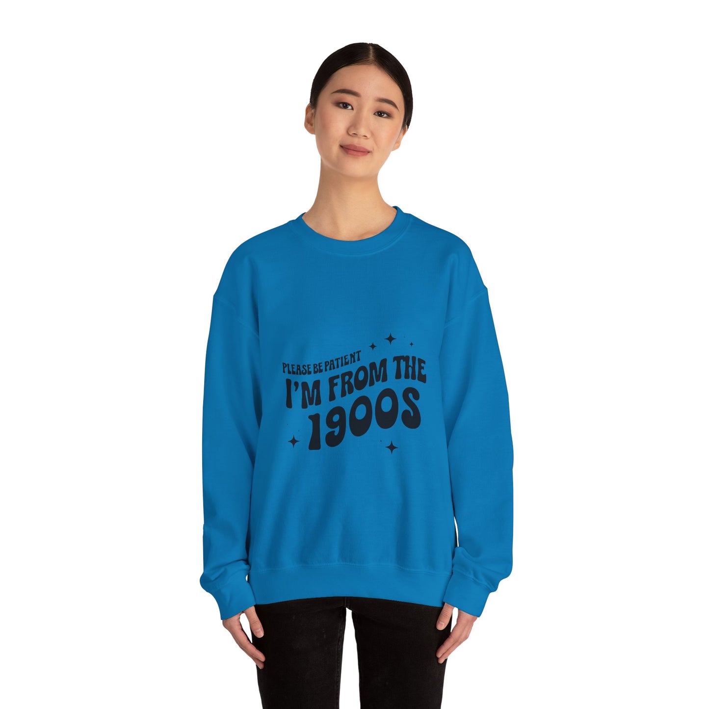 Retro 'I'm From the 1900s' Unisex Crewneck Sweatshirt - Cozy Vintage Style