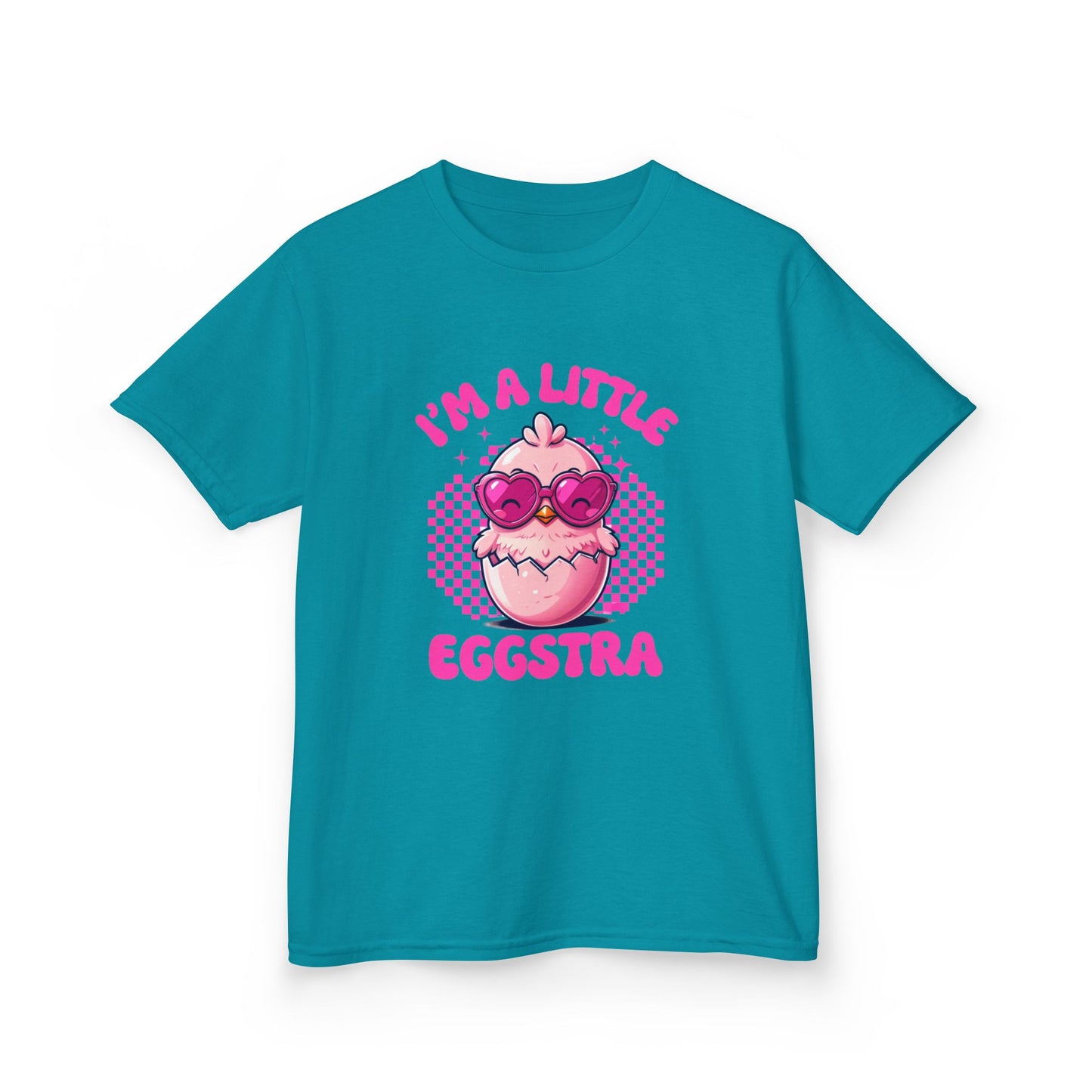 Whimsical Kids Tee - "I'm a Little Eggstra" - Fun Gift for Birthdays, Easter, Playdates, Celebrations, Everyday Wear