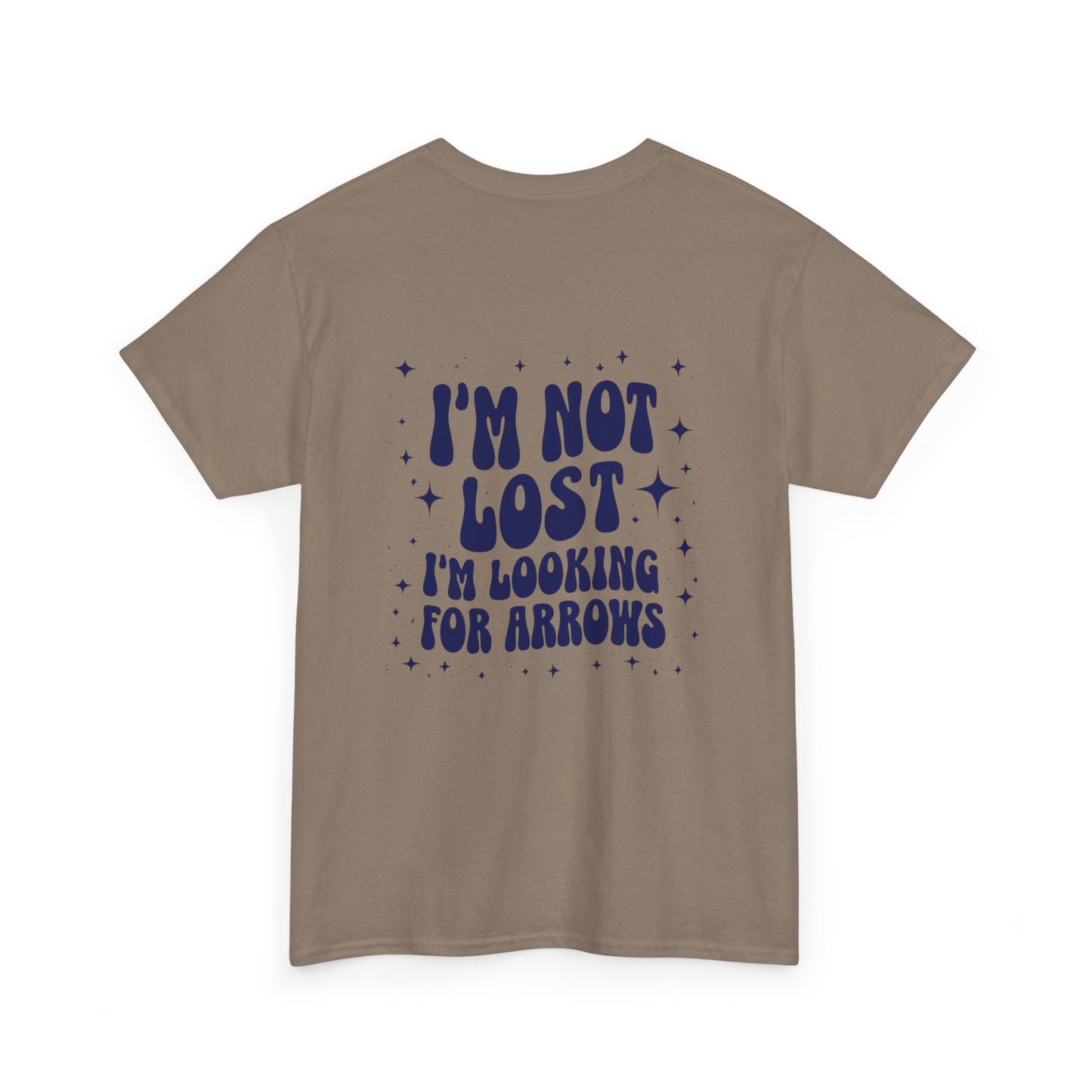 Unisex Heavy Cotton Tee - Trad Life, I'm Not Lost, Adventure T-Shirt, Outdoorsy Gift, Camping Apparel, Casual Wear, Retro Style