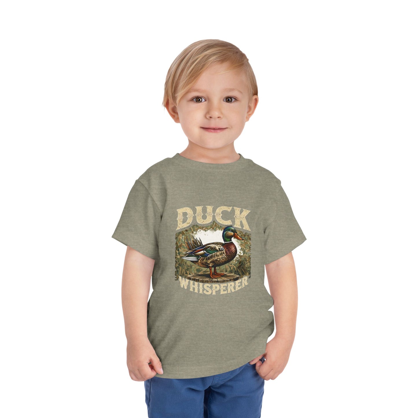 Duck Whisperer Toddler Tee, Cute Kids T-Shirt, Animal Lover Gift, Birthday Shirt, Playful Kids Apparel, Nature Lover's Tee, Gentle Duck