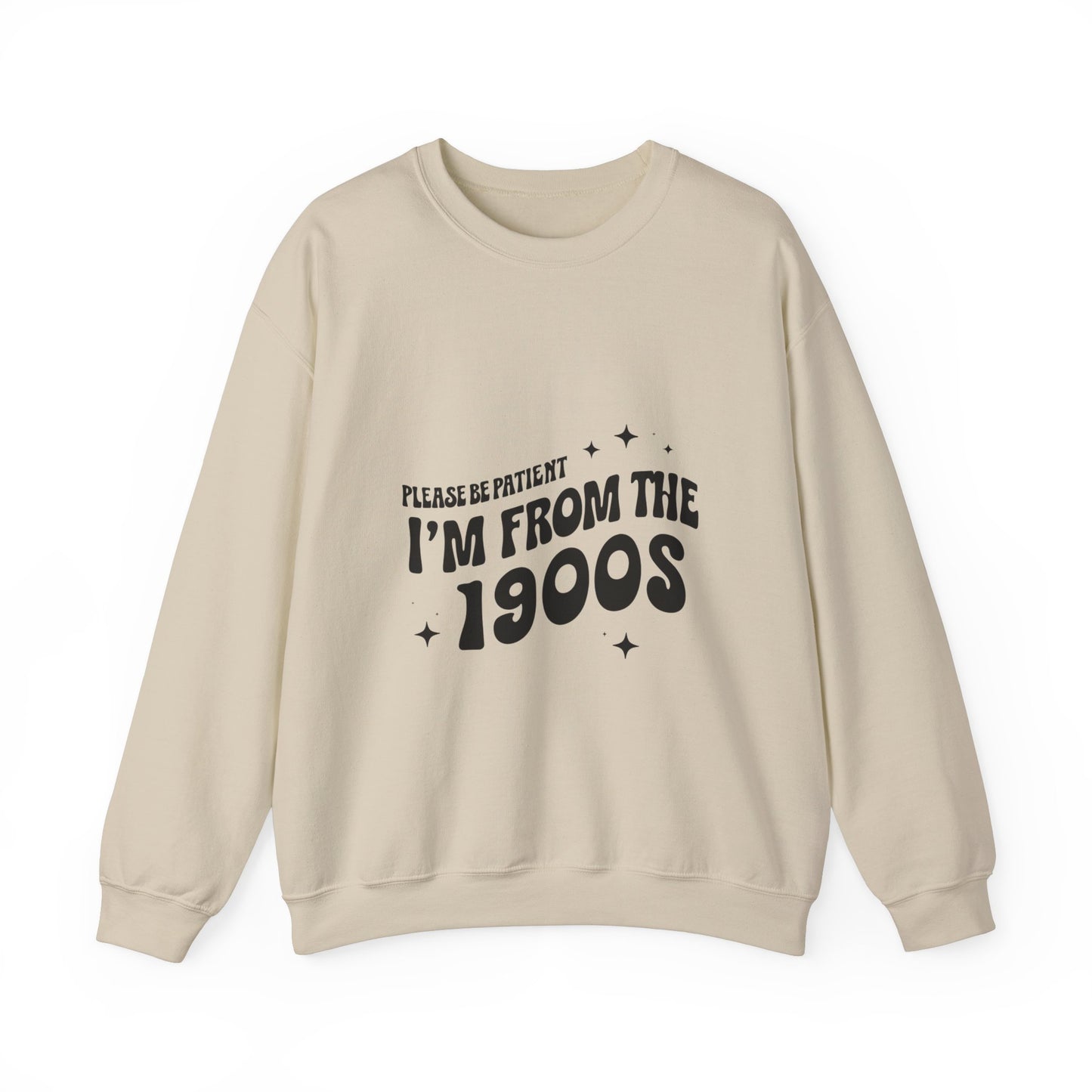 Retro 'I'm From the 1900s' Unisex Crewneck Sweatshirt - Cozy Vintage Style