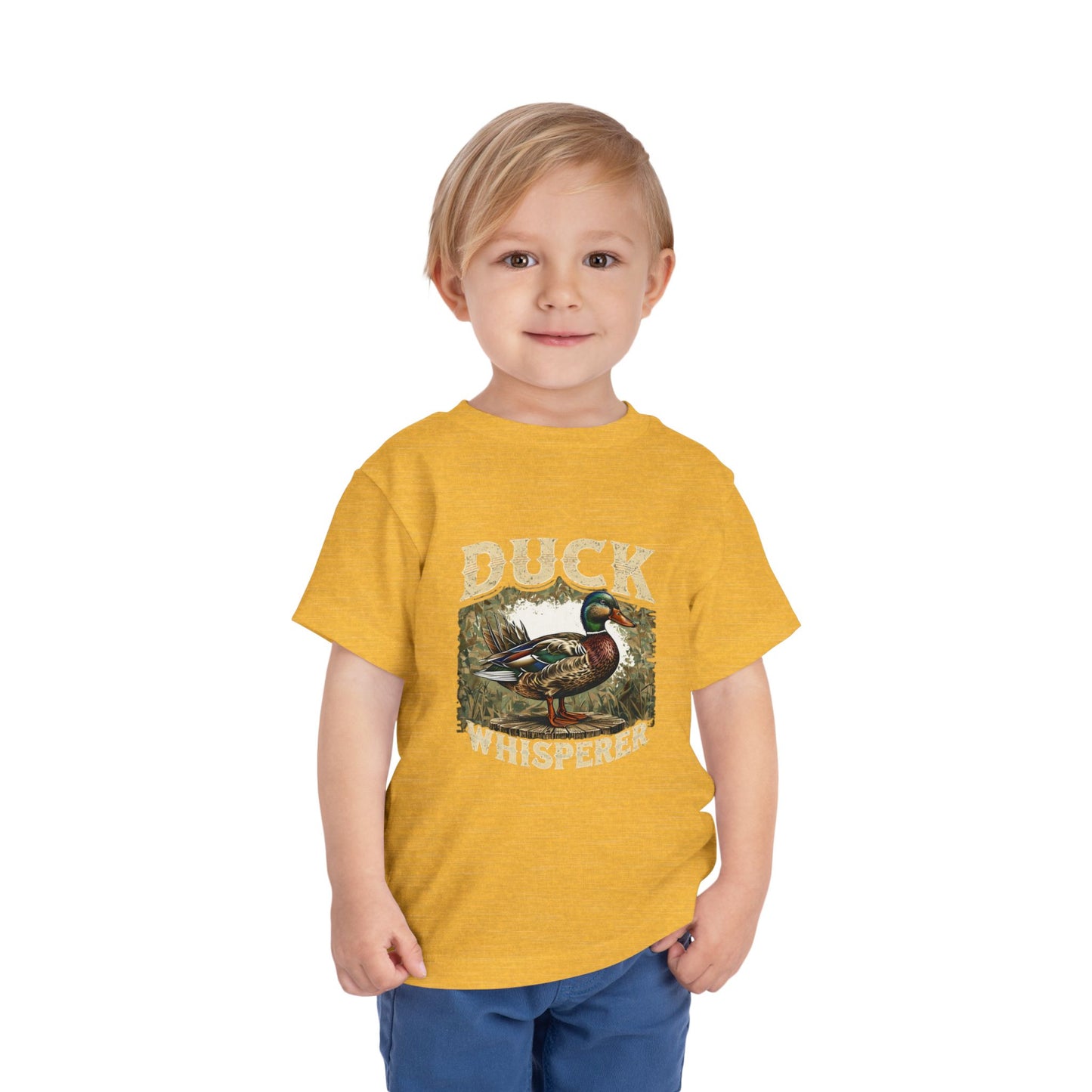 Duck Whisperer Toddler Tee, Cute Kids T-Shirt, Animal Lover Gift, Birthday Shirt, Playful Kids Apparel, Nature Lover's Tee, Gentle Duck