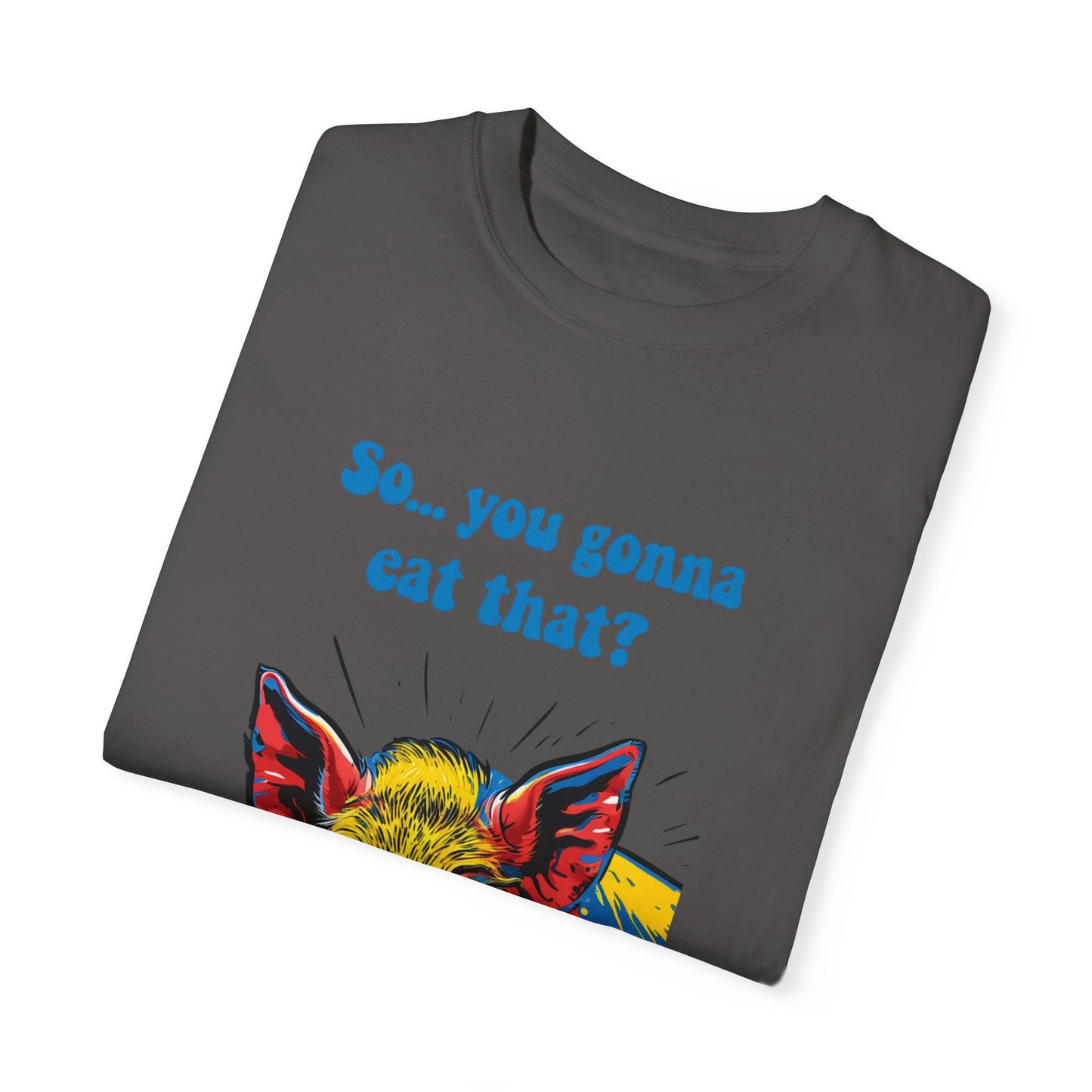 Humorous Pig Graphic T-Shirt - "So... You Gonna Eat That?"