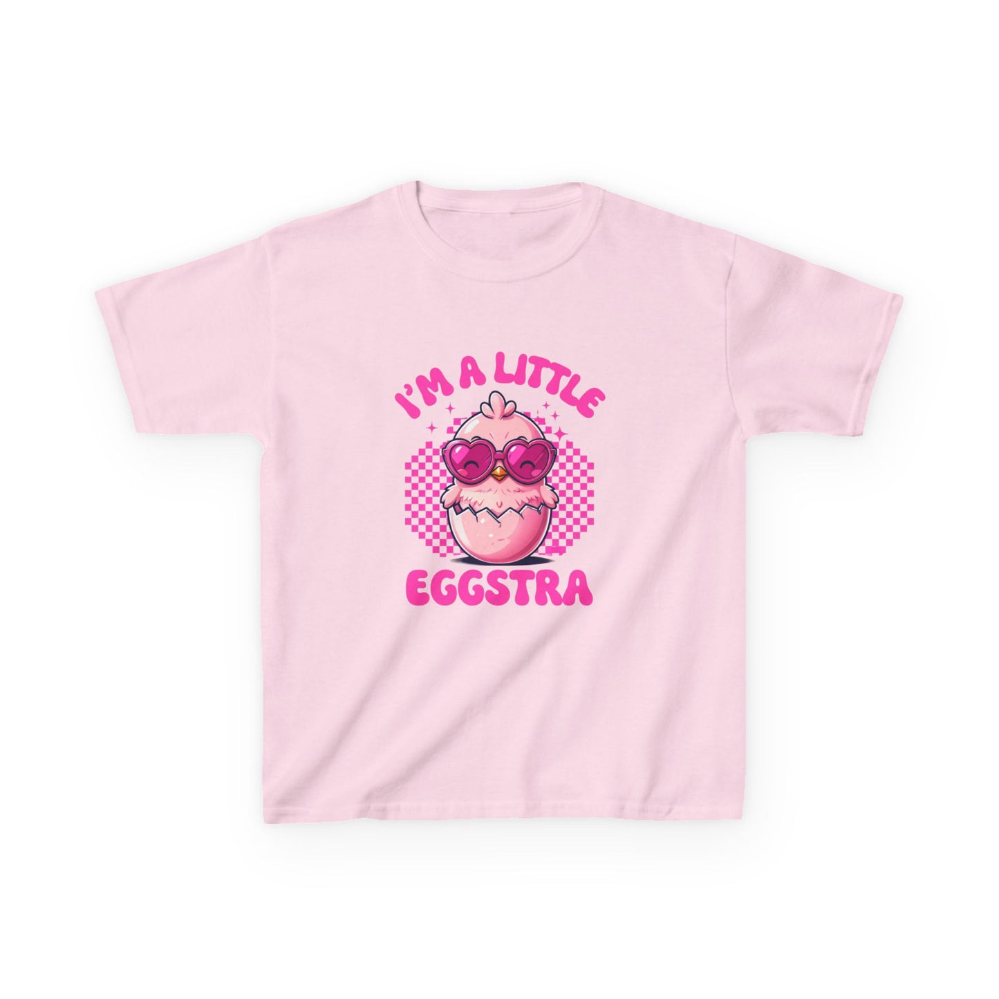 Whimsical Kids Tee - "I'm a Little Eggstra" - Fun Gift for Birthdays, Easter, Playdates, Celebrations, Everyday Wear