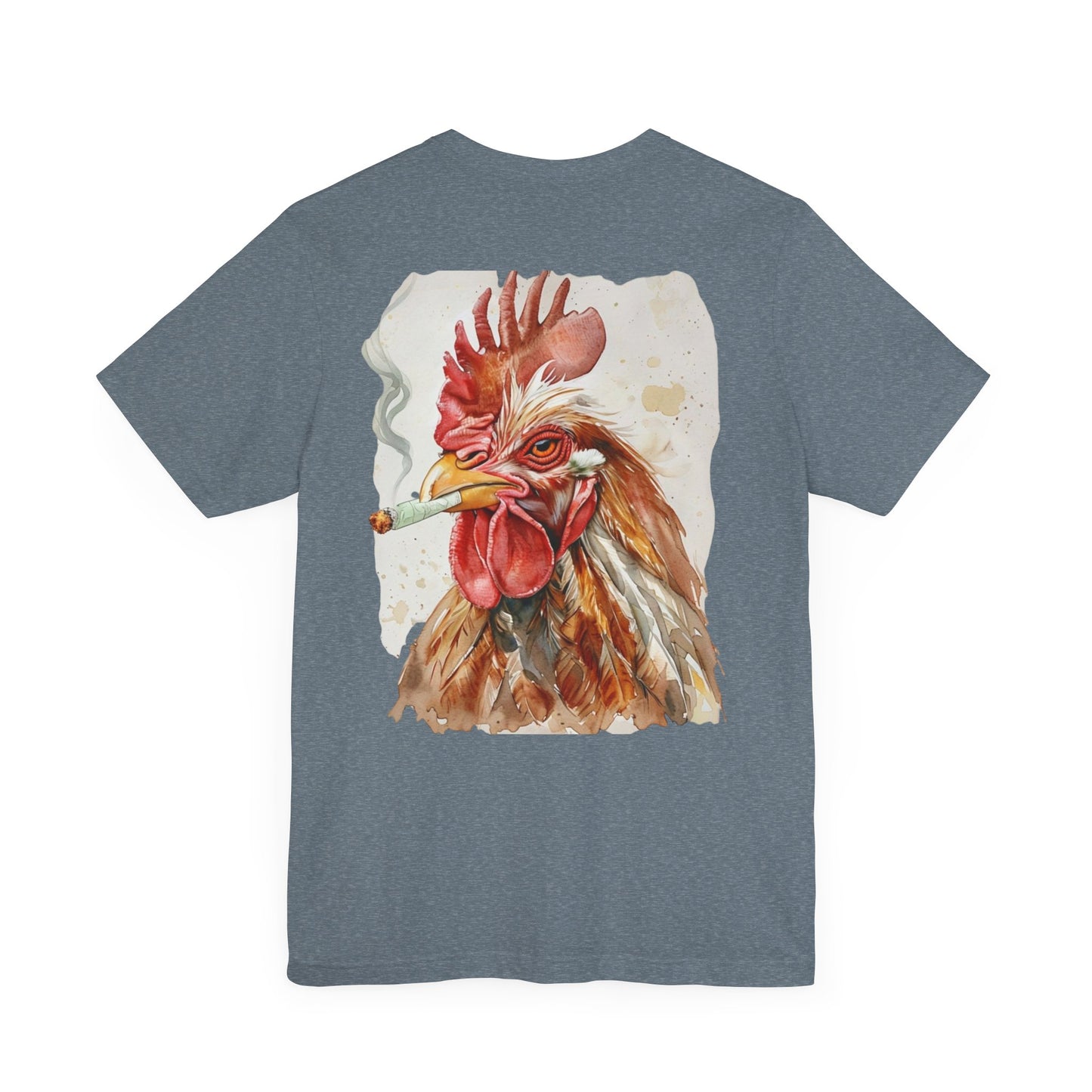 Rooted Homestead Unisex Tee - Fun Smoking Chicken Graphic T-Shirt for Casual Wear