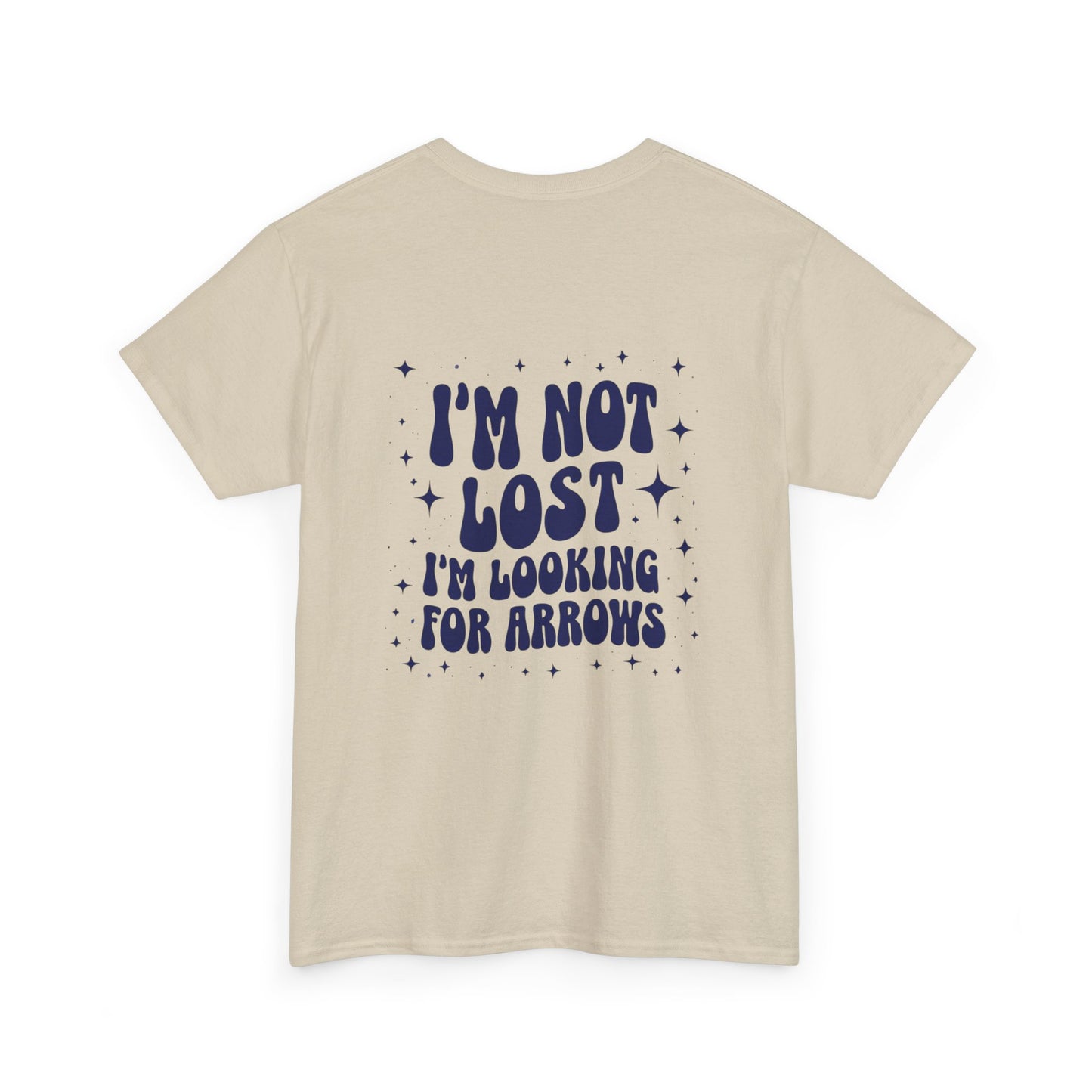 Unisex Heavy Cotton Tee - Trad Life, I'm Not Lost, Adventure T-Shirt, Outdoorsy Gift, Camping Apparel, Casual Wear, Retro Style