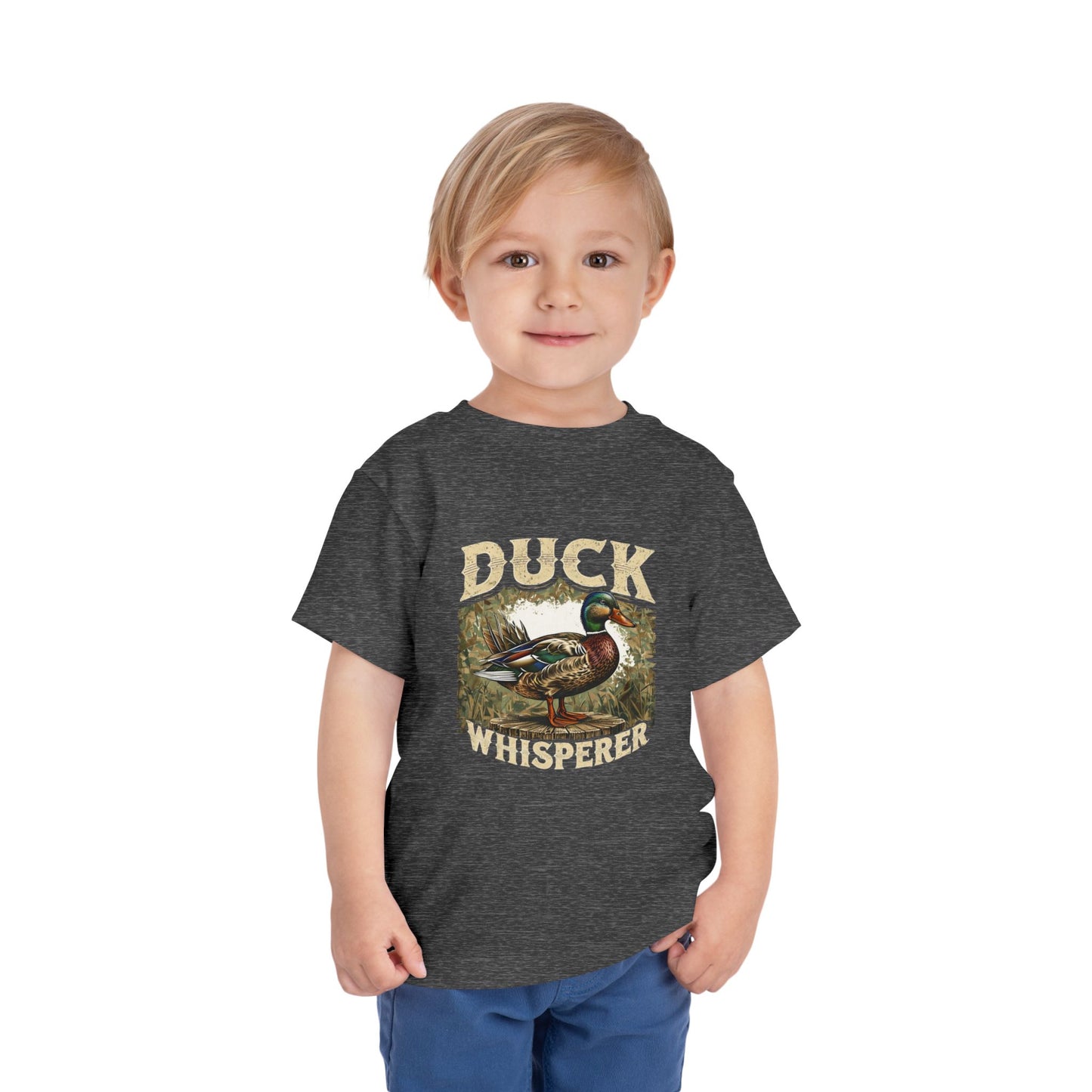 Duck Whisperer Toddler Tee, Cute Kids T-Shirt, Animal Lover Gift, Birthday Shirt, Playful Kids Apparel, Nature Lover's Tee, Gentle Duck