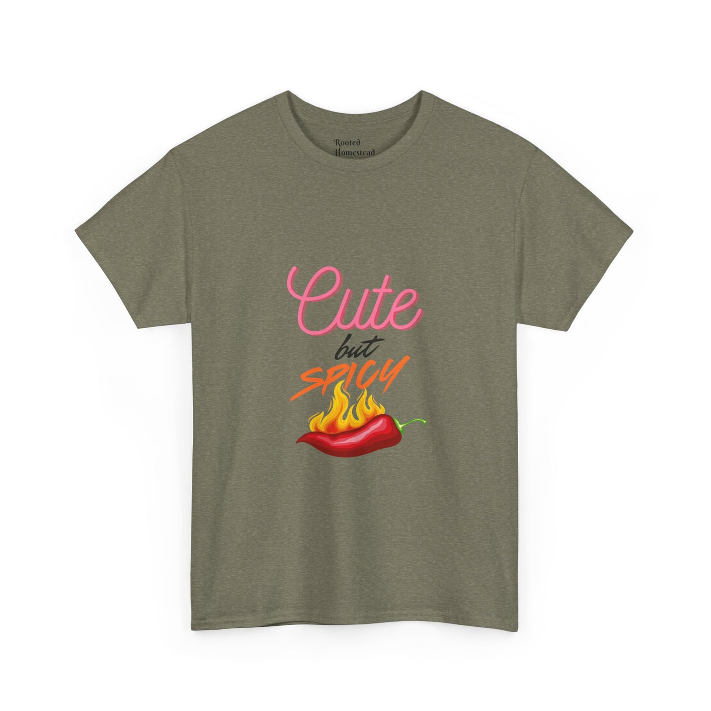 Cute but Spicy Unisex Heavy Cotton Tee | Fun & Stylish T-Shirt for Casual Vibes